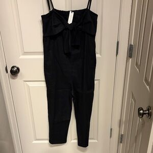 Anthropologie NWT Linen Jumpsuit